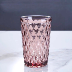 Vintage color glasses juice cup water glass glassware wholesale